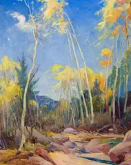 Gerald Cassidy, Wind in the Trees, 1932, oil on canvas