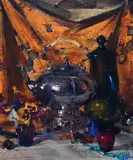 Nicolai Fechin, Still Life - Kettle #2, oil on canvas