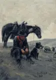 Elling William Gollings, Cowboy with Sheepdog