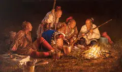 Robert Griffing, After the Trade, Oil on canvas