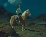 Frank Tenney Johnson, Moonlight on the Ranch