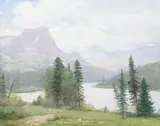 Ogden Pleissner, Simpson Lake, Dubois, Wyoming