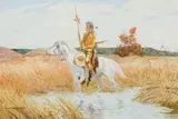 Olaf Carl Seltzer, Plains Indian Scout