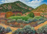 John Sloan, Road Up the Canyon, 1936, oil on board