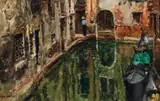 Donald Teague, Venice, Italy, watercolor on paper
