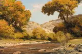 Guadalupe River by Robert Wood, oil on canvas, sold Jul 2008