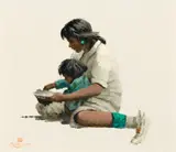 Eustace Paul Ziegler, Wood River Mother and Child