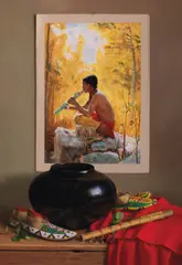 William Acheff, This Song's For You, oil on canvas