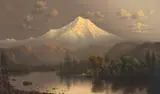 Eliza Barchus, Mt. Hood, Oregon, oil on canvas