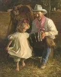 Loren Entz, Life's a Dance, 1994, oil on canvas