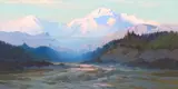 Sydney Laurence, Mount McKinley from the Tokositna River, oil on canvas