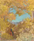Bert Geer Phillips, The Cottonwoods in October