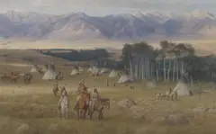 John Scott, The Way It Was, 1982, oil on canvas laid on board