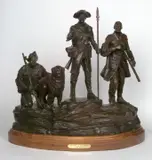 Robert M. Scriver, Explorers at the Portage, 1986, bronze, #5/35