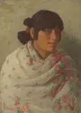 Joseph Henry Sharp, Crucita, oil on canvas