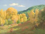 Joseph Henry Sharp, Golden Vale, oil on canvas