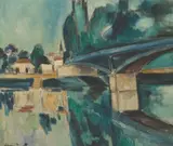 Maurice de Vlaminck, Le Pont sur la Seine á Châtou, circa 1907, oil on canvas