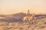 The Buckskin Horse by Edward Borein, watercolor, sold Jul 2006