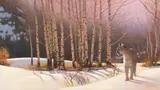 Guy Coheleach, Aspen Puma, oil on canvas