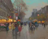 Édouard Cortès, Boulevard des Italiens