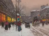 Édouard Cortès, La Madeleine - Neige