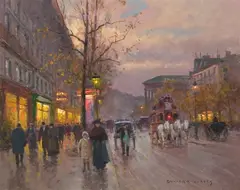 Édouard Cortès, La Madeleine, 1967, oil on canvas
