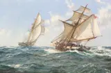 Montague Dawson, Heave To