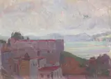 Maynard Dixon, San Francisco Bay from Russian Hill