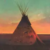 R. Tom Gilleon, Little Big Horn Stories, oil on canvas
