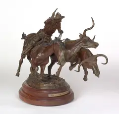 John Hampton, Turning the Leader, bronze