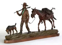 Jack's Luck by Earle E. Heikka, bronze, sold Jul 2006