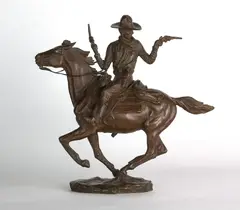 Road Agent by Earle E. Heikka, bronze, 4/30, sold Jul 2006