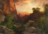 Thomas Moran, The Hance Trail-Grand Canyon of the Colorado River