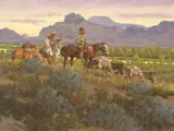 R. F. Morgan, Gateway to the Land of Milk and Honey, 2006, oil on canvas