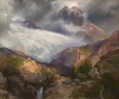 Thomas Moran, The Eternal Snows of Mt. Moran, 1912, oil on canvas