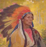 Bert Geer Phillips, Portrait of a Chief