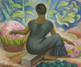 Diego Rivera, Vendedora de Flores en Xochimilco, 1929, oil on canvas