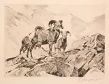 Carl Rungius, On the Skyline