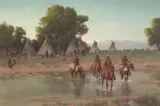 John Scott, Departing Camp at Otter Creek, 1978, oil on canvas
