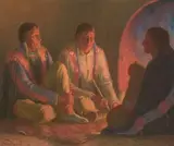 Joseph Henry Sharp, Fireside