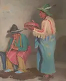 Joseph Henry Sharp, John and Jerry - Indian Music