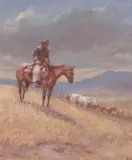 Olaf Wieghorst, Wrangling the Pony Herd