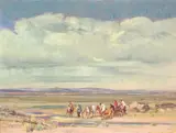 Oscar E. Berninghaus, Stream in the Desert