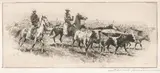 Edward Borein, Parting Cattle