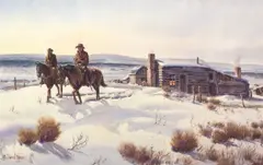 James Boren, Heading Out, 1971, watercolor on paper