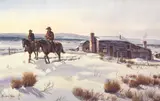 James Boren, Heading Out, 1971, watercolor on paper