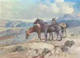 George Browne, Horses on Butte