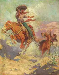 Pruett Carter, Wild Escape, oil on canvas