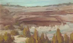 Gerald Cassidy, In Canyon del Muerto, 1914, oil on canvas