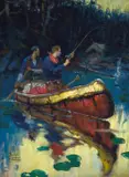 Benton H. Clark, Morning Catch, 1927, oil on canvas